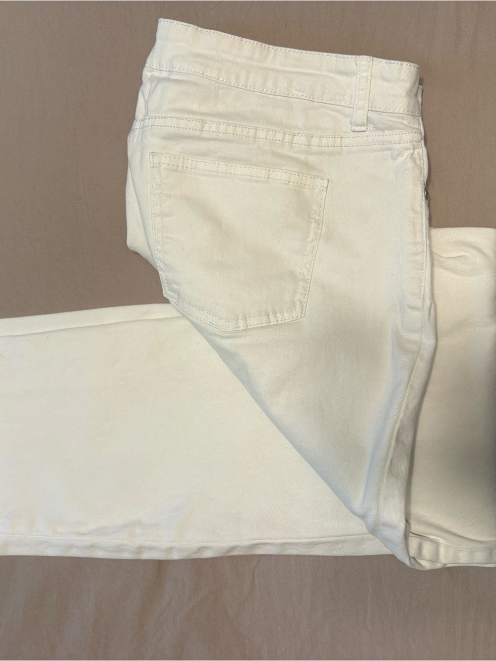crown & ivy White Skinny Jeans
